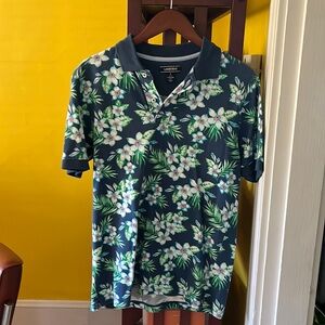 Men’s Floral Pique Polo shirt